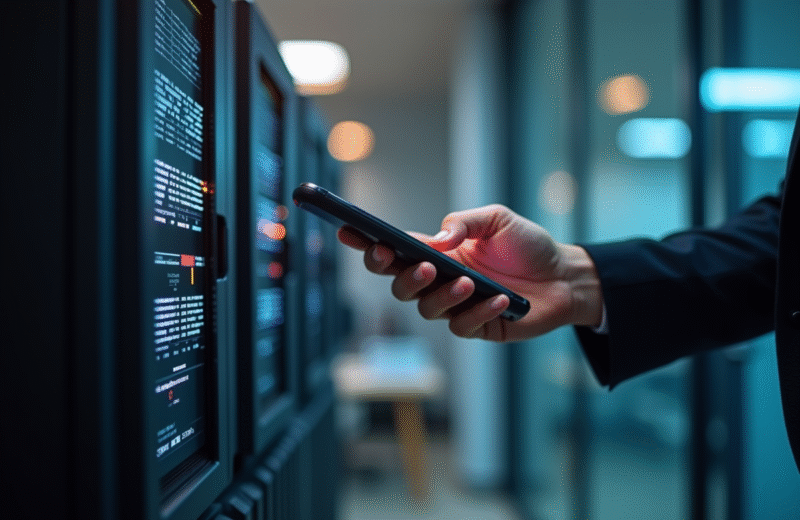 Professionnel activant la double authentification sur un firewall Fortigate