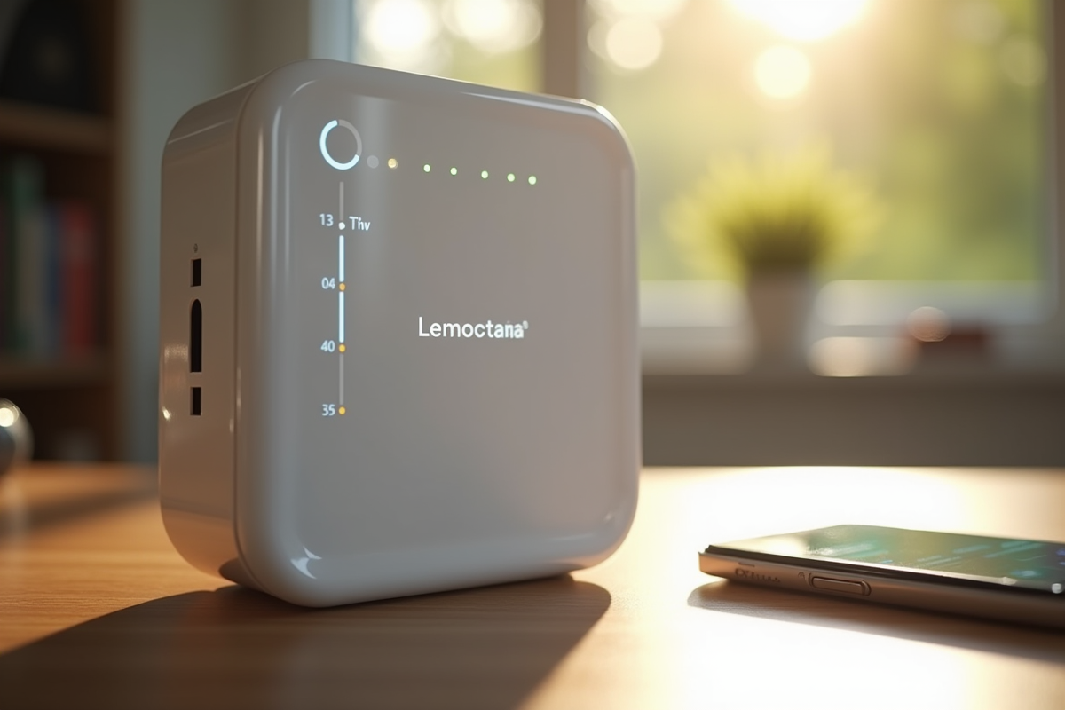 Box internet Bouygues avec notification erreur S1 et smartphone