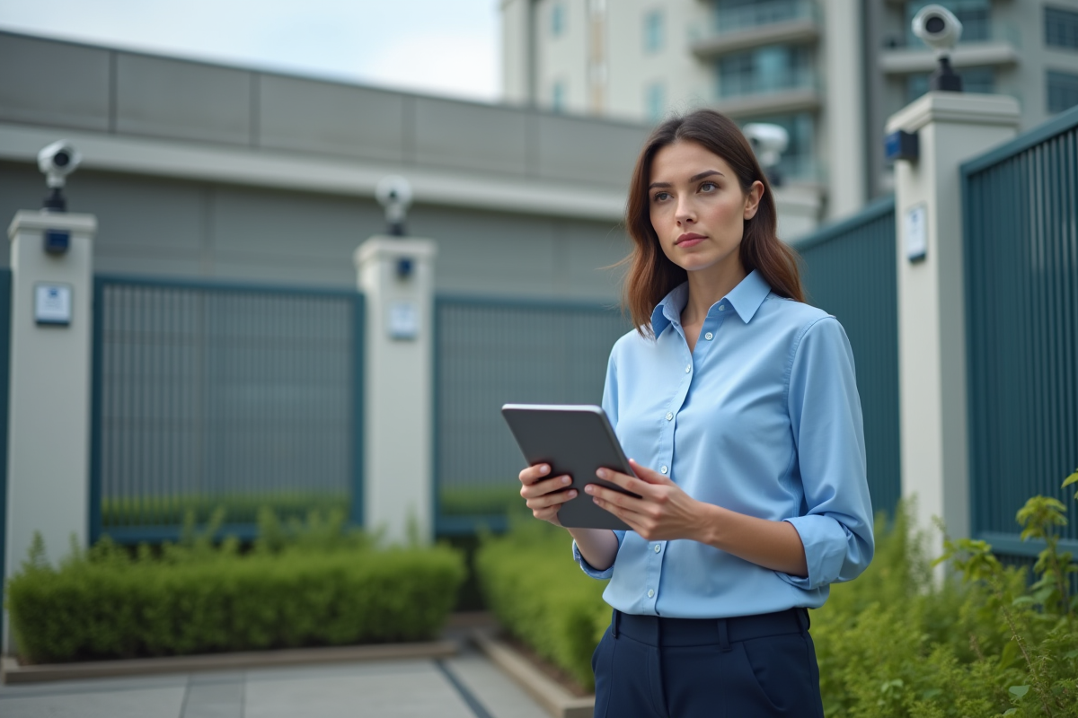 Jeune femme ingénieure réseau à l