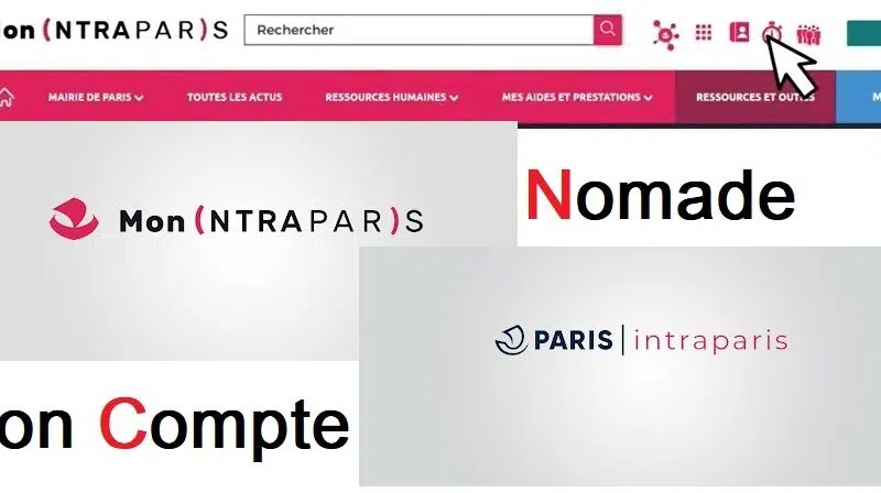 Intraparis Nomade : accéder à son compte